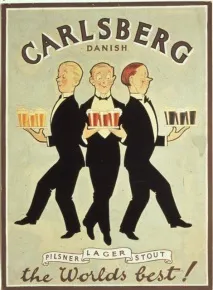 Історія пивного плакату від Carlsberg (Частина 1 із 2) пивного