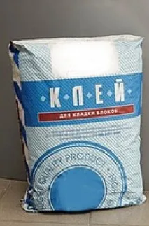 Кладка теплоблоку суміш кладки або клей суміш