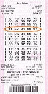 Лото Забава результат тиражу 940 результат