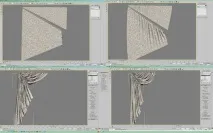 Моделювання штор для кухні онлайн програмою 3d max на комп’ютері штор