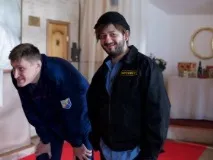 Михайло Галустян та Дмитро Нікулін розповіли про зйомки серіалу «Бородач» дмитро