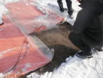 строителството през