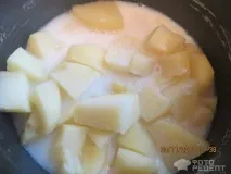 Картопляне пюре, зі шпинатом. пюре