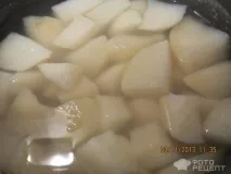 Картопляне пюре, зі шпинатом. шпинат