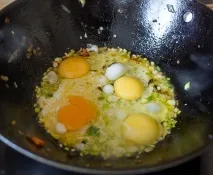 Рецепт кантонського смаженого рису з куркою на Смачному Блозі рису