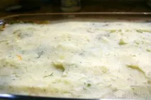 Рецепт Запіканка овочева, З куркою та кабачками куркою