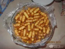 Рецепт Торт Кіс-Кіс, з кукурудзяними паличками кукурудзяними