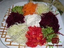 Салат асорті овочів