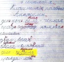 зошитах
