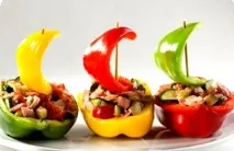 Солодкий перець, фарширований овочами - Рецепти кулінарії солодкий