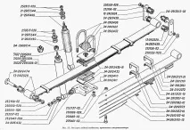 Зняття та встановлення ресори на автомобілі Волга ГАЗ 31105 2004 зняття