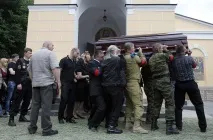 Вбивцю чеченки Буданова прийшли ховати сотні людей (фото) прийшли