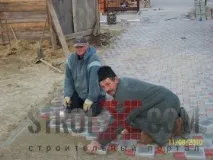 Технологія укладання тротуарної плитки, варіанти укладання тротуарної плитки плитки