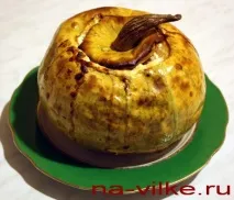 пиле тиква