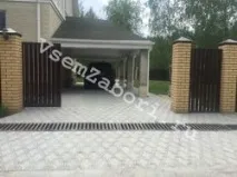 Влаштування майданчика під автомобіль,стоянка для машин на дачі влаштування