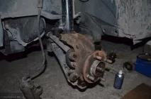 Заміна переднього ступичного підшипника на Форд Фьюжн фото, відео форд