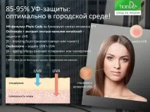 Антивіковий догляд УФ-захист із «зеленою» косметикою Phyto Code від TianDe, Реєстрація Тіанде зеленою