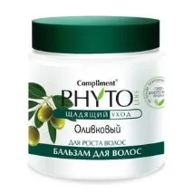 Бальзам для волосся Compliment Phyto Line Оливковий для росту, що щадить Догляд - «А він стоїть такий волосся