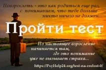 Дорослий. Зрілість людини: «Роби, що можеш, і будь, що буде» (рівень 5) людини