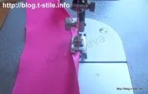 Блог - Про шиття - Обробка рюшу зигзагоподібним рядком шиття