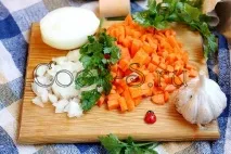 Домашня кабачкова ікра - Покроковий рецепт з фото, Закуски домашня