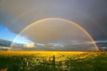 Фото веселки, кольору веселки та фотографії подвійної веселки кольору