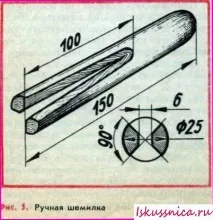 Інструменти для отримання вербових стрічок, Вироби з лози отримання
