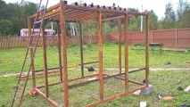 Як зварити підвал або льох з металу льох