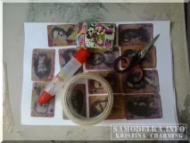 Карти з героями серіалу - Надприродне - своїми руками героями