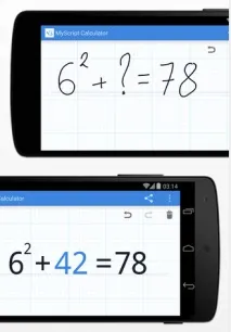 Калькулятор для рукописного введення MyScript Calculator введення