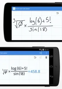 Калькулятор для рукописного введення MyScript Calculator calculator