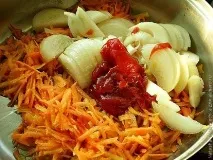 Курячі гомілки в томатному соусі. курячі