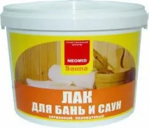 Лак для лазні та сауни. лазні
