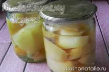 Маринована айва на зиму маринована