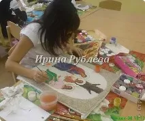 Майстер-клас - Аплікація з крупи - до теми - Зернятко до зернятка - і - Ліки Святих, Країна Майстрів майстер-клас