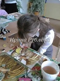 Майстер-клас - Аплікація з крупи - до теми - Зернятко до зернятка - і - Ліки Святих, Країна Майстрів зернятка