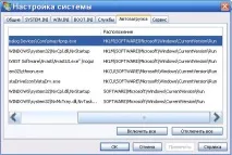 Налаштування системи msconfig Windows XP, що прибрати з автозавантаження (скрин) msconfig