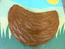 Новорічний торт у вигляді Півня новорічний