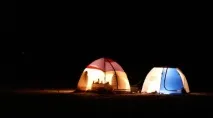 Висвітлення зимового намету висвітлення