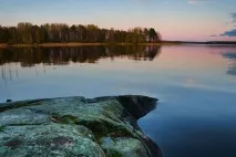 Озеро Вуокса на карті карті