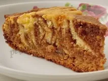 Пиріг зебра зі згущеним молоком згущеним молоком