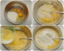 Пиріг зебра зі згущеним молоком згущеним молоком