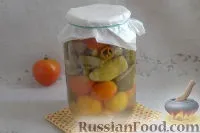 зимата зелени домати