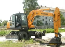 Популярна техніка для міського будівництва колісний