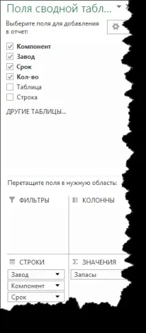Елементи планування роботи виробництва та складів - Формули робочого листа - Excel - Каталог формули