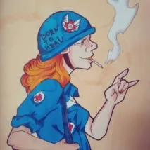 його
