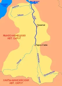Річка Пур (басейнКарського моря) басейнкарського