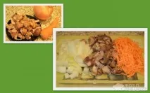 Рецепт Рулет з курячої грудки, з грибами та чорносливом курячої