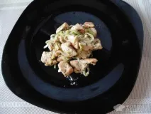 Рецепт Курка з естрагоном та пореєм, у вершковому соусі. курка