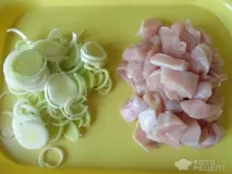 Рецепт Курка з естрагоном та пореєм, у вершковому соусі. курка